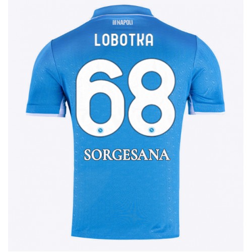 SSC Napoli Stanislav Lobotka #68 Domaci Dres 2024-25 Kratak Rukav